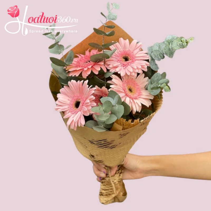 bó hoa đồng tiền cảm ơn