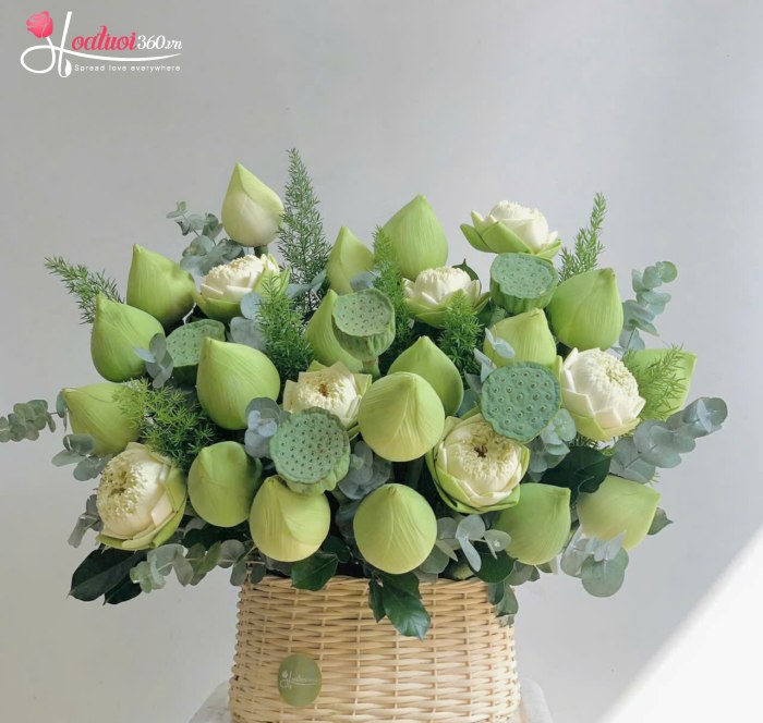 tìm hiểu giỏ hoa tươi cúng Phật