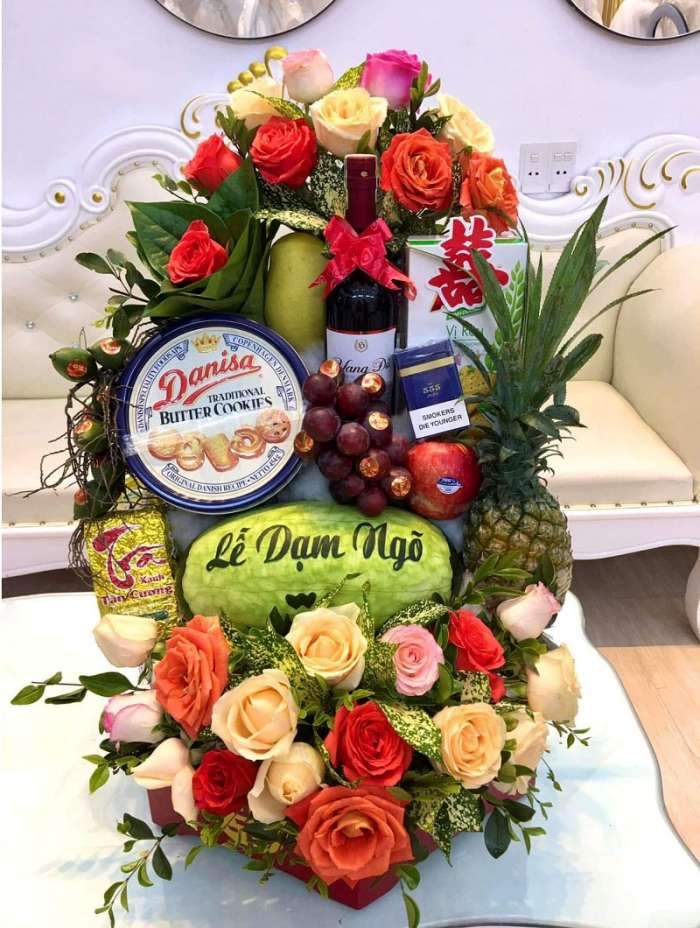 mẫu tráp dạm ngõ miền Bắc truyền thống