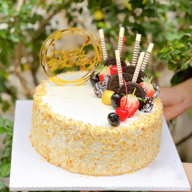 Bánh kem bắp ngọt ngào