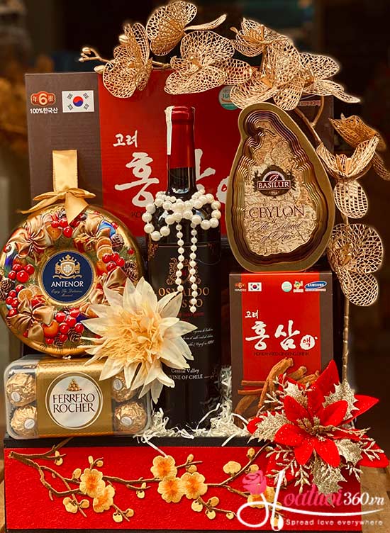 Giỏ quà tết - Sắc xuân thịnh vượng