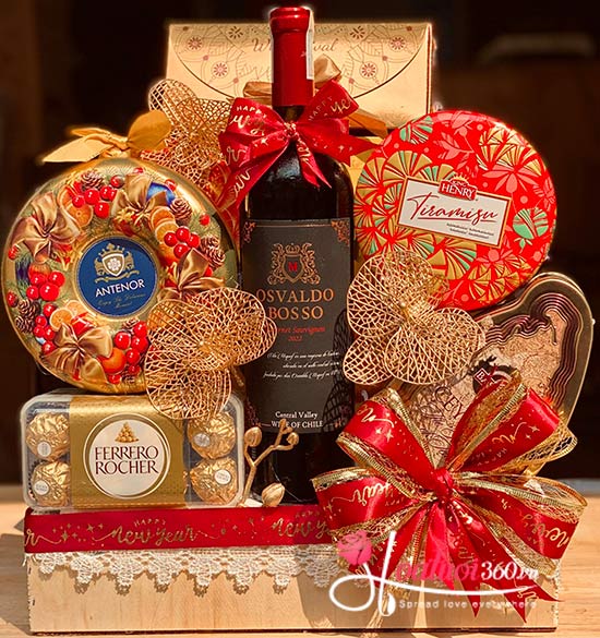 Giỏ quà tết 2024 - Cát tường như ý