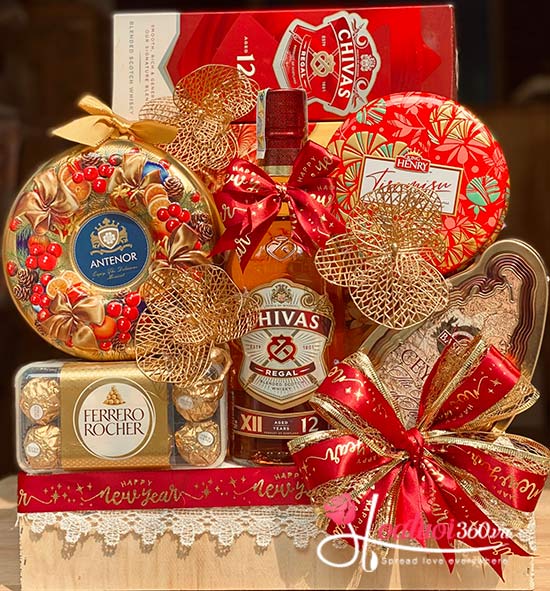 Giỏ quà tết 2024 - Phát phúc sinh tài