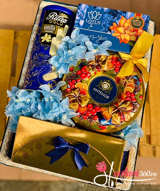 Giỏ quà tết 2024 - Đủng đỉnh tài lộc