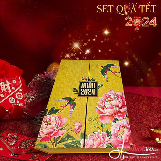 Giỏ quà tết 2024 - Thịnh vượng phát tài 