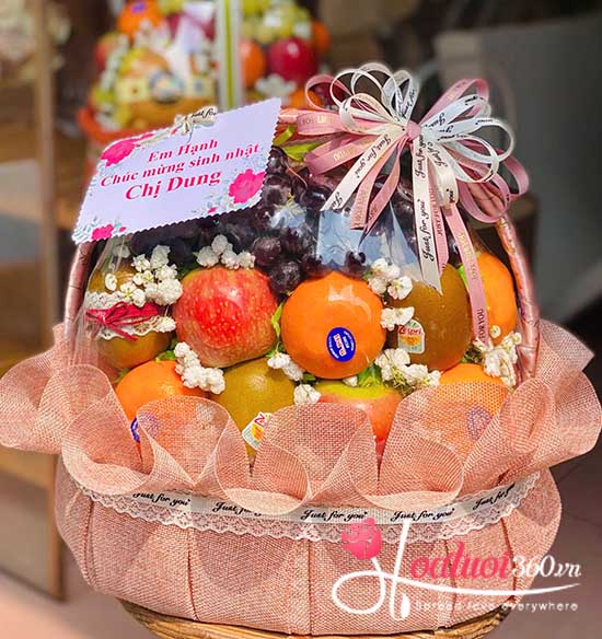 Giỏ trái cây - Đầy ắp yêu thương