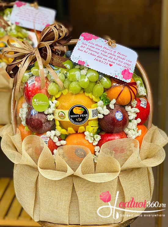 Giỏ trái cây - Đón niềm hạnh phúc