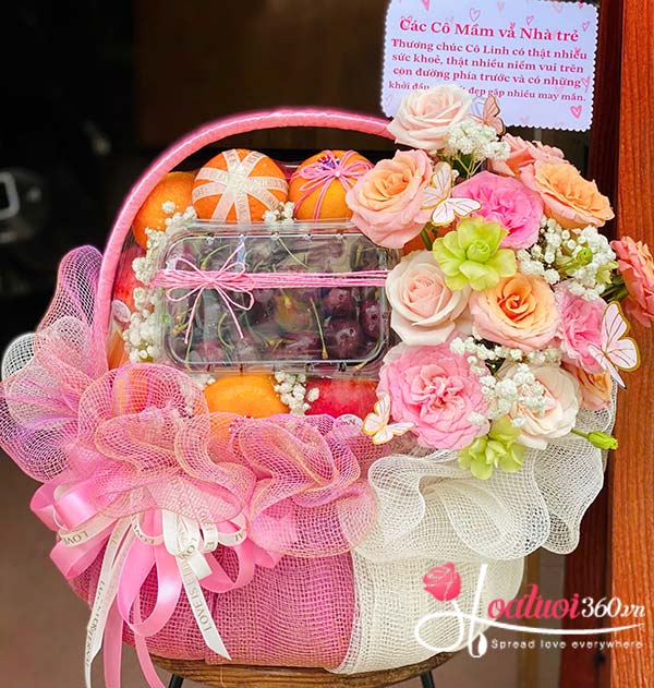 Giỏ trái cây - Quà từ trái tim