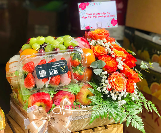 Giỏ trái cây - Sắc màu tươi sáng