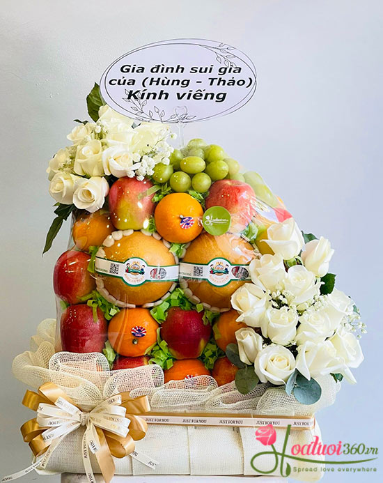 Giỏ trái cây - Thành tâm kính viếng