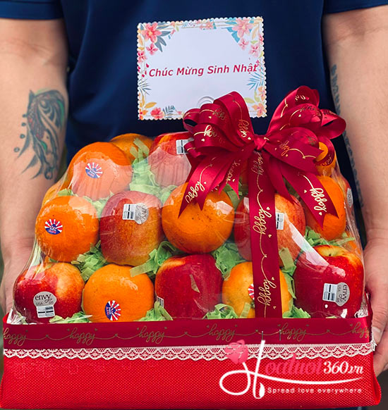 Giỏ trái cây - Hạnh phúc vẹn tròn