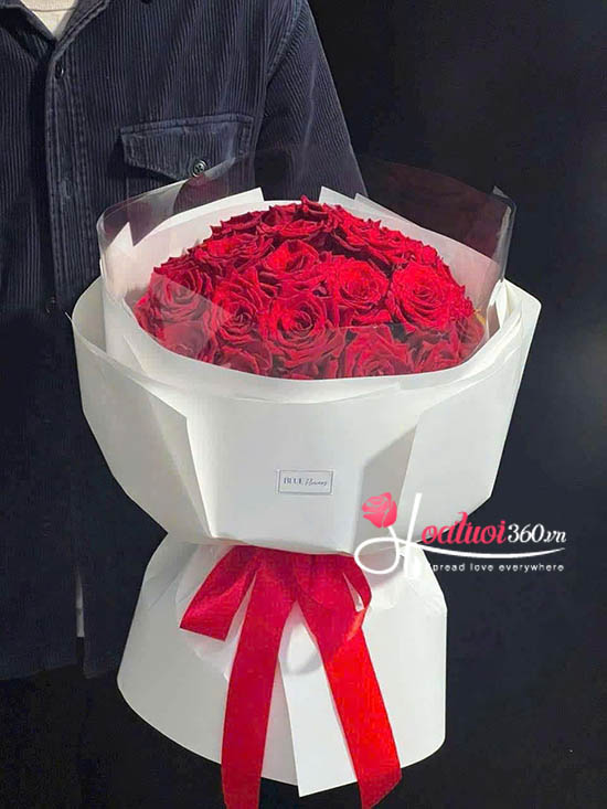 Bó hoa hồng đỏ - Trong tim anh