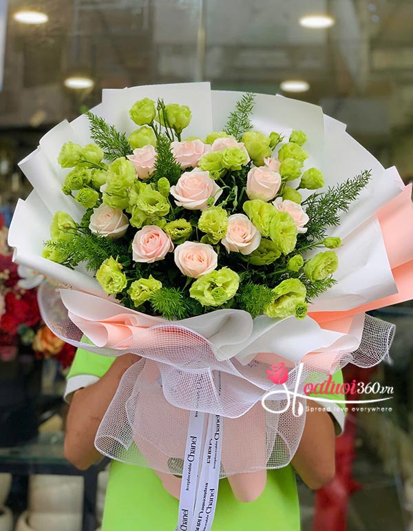 Bó hoa sinh nhật - Si mê dịu dàng