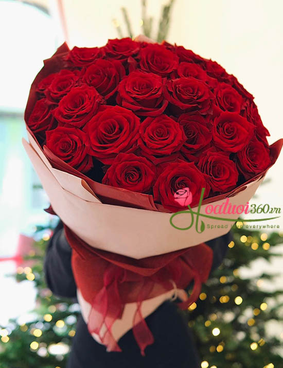 Bó hoa hồng Ecuador - Nơi ta chờ em