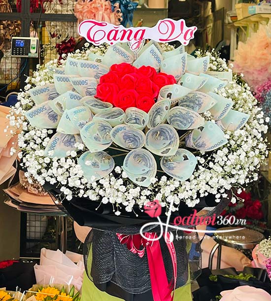 Bó hoa bằng tiền - Chính là yêu em