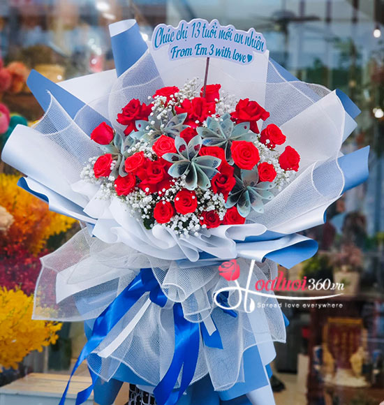 Bó hoa bằng tiền - Mối tình rực rỡ