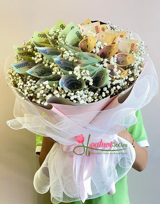 Bó hoa bằng tiền - Chút yêu thương