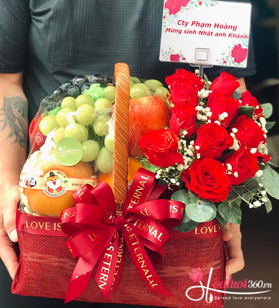 Giỏ trái cây - Nụ cười tỏa nắng