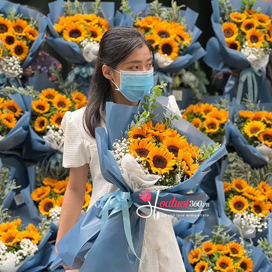 Hoa bó sự kiện - Con đường đầy hoa