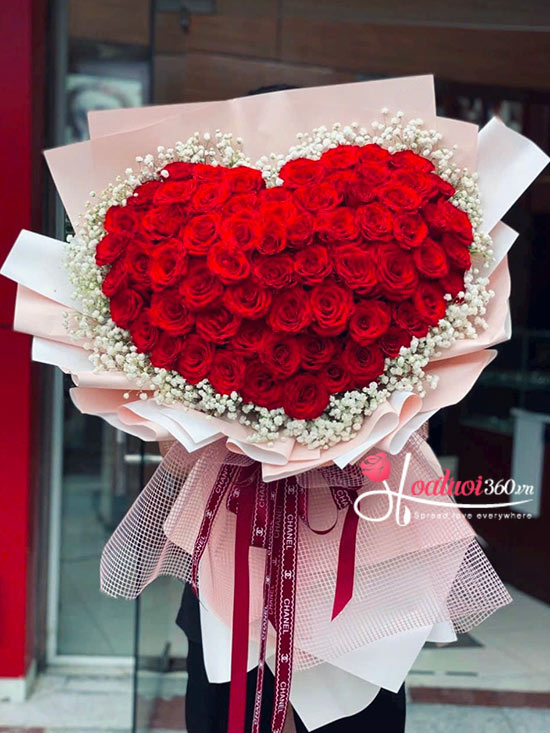 Bó hoa hồng đỏ - Cause i love you