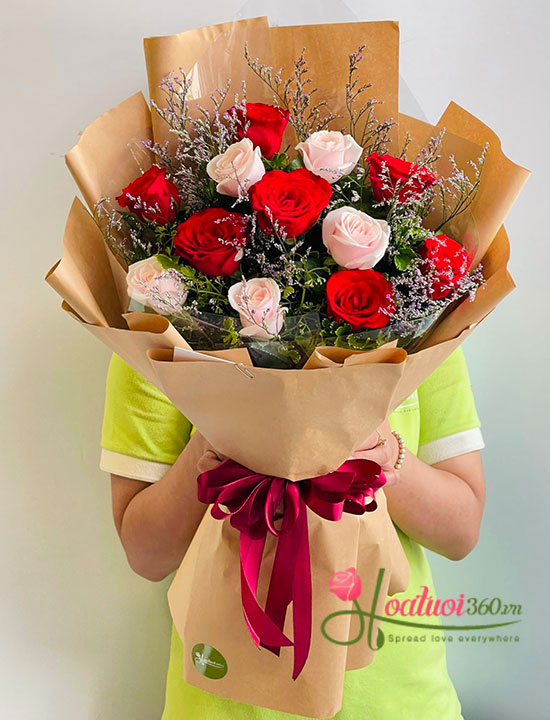 Bó hoa hồng xinh - Hành trình rực rỡ