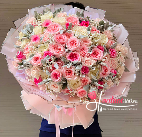 Bó hoa hồng xinh - Lại gần hơn