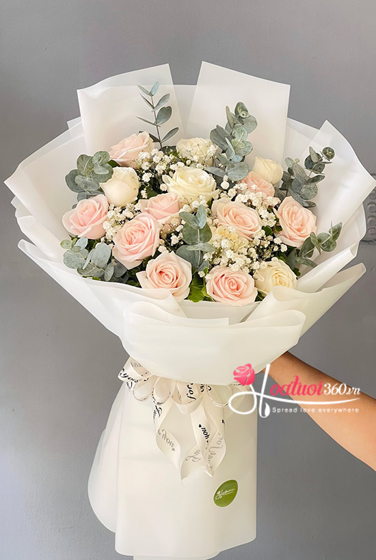 Bó hoa hồng xinh - Cảm xúc ngọt ngào