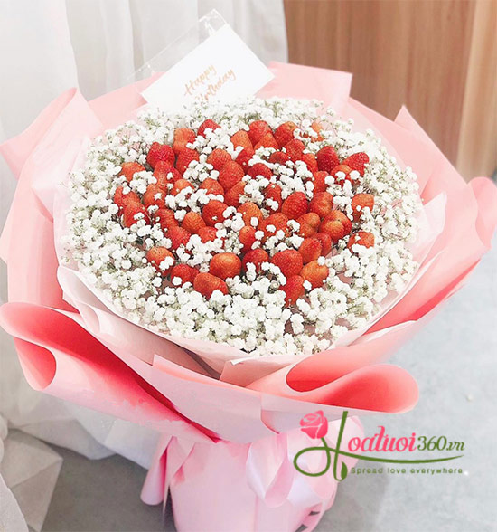 Bó hoa dâu tây - Give love