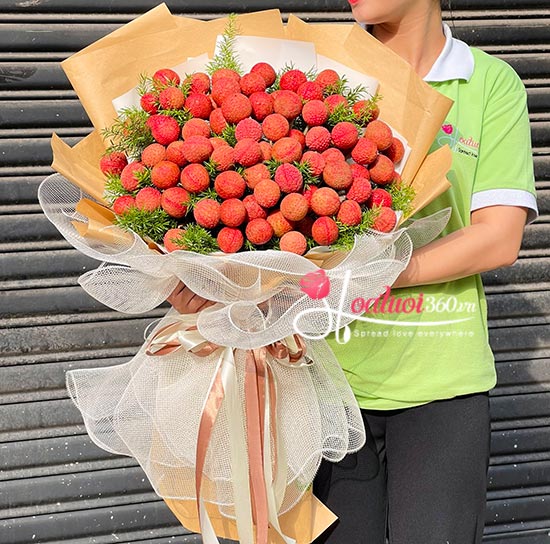 Bó hoa trái cây - Hương mùa hè