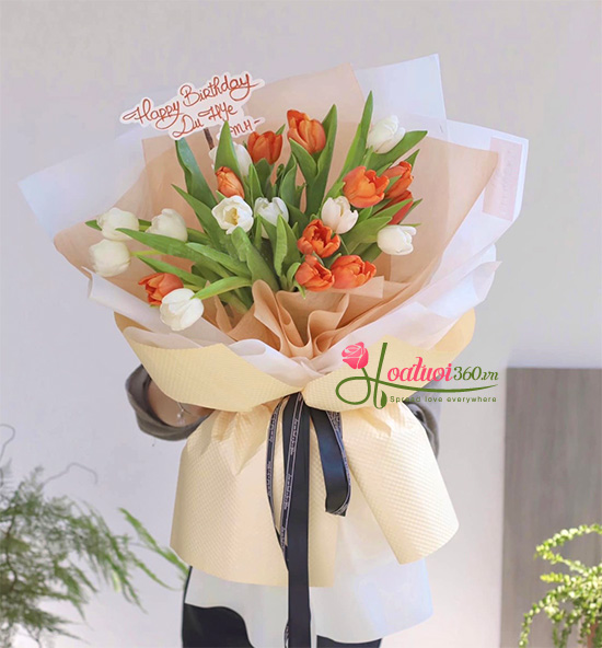 Bó hoa tulip xinh - Gọi yêu thương về