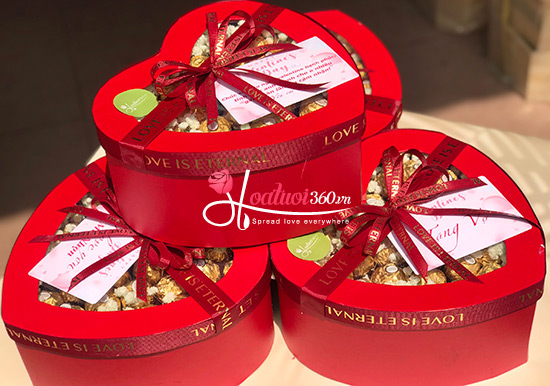 Hộp hoa Socola - Muốn nói với em
