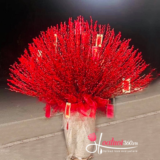 Bình hoa nụ tầm xuân - Trăm năm vẫn phú