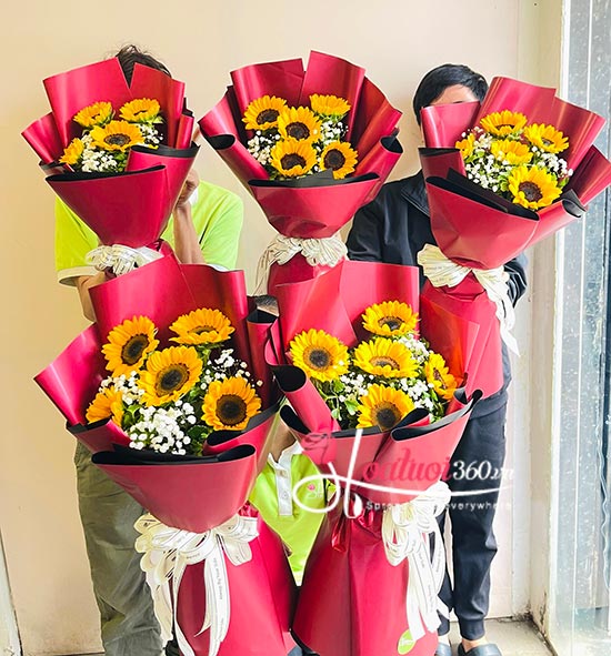 Hoa bó sự kiện - Vững bước tiến lên