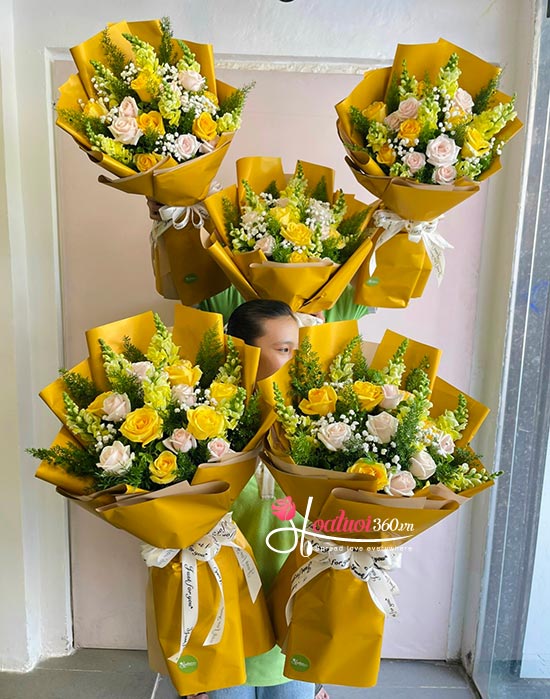 Hoa bó sự kiện - Vinh quang tỏa sáng