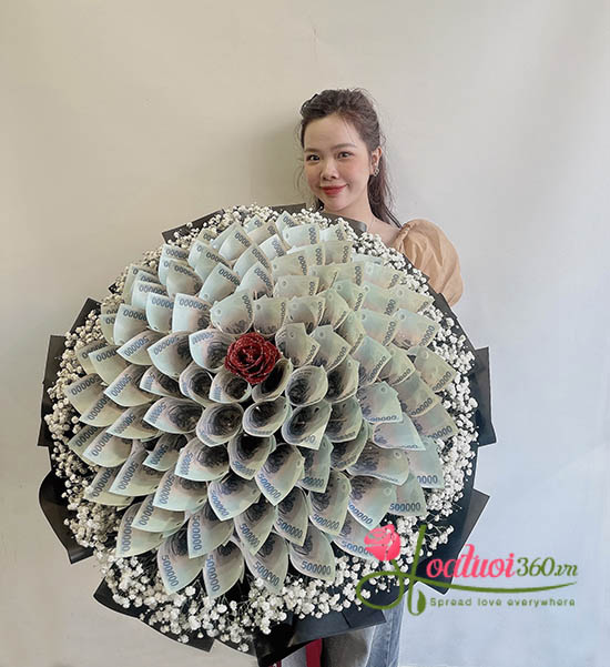 Bó hoa bằng tiền - Đỉnh của đỉnh