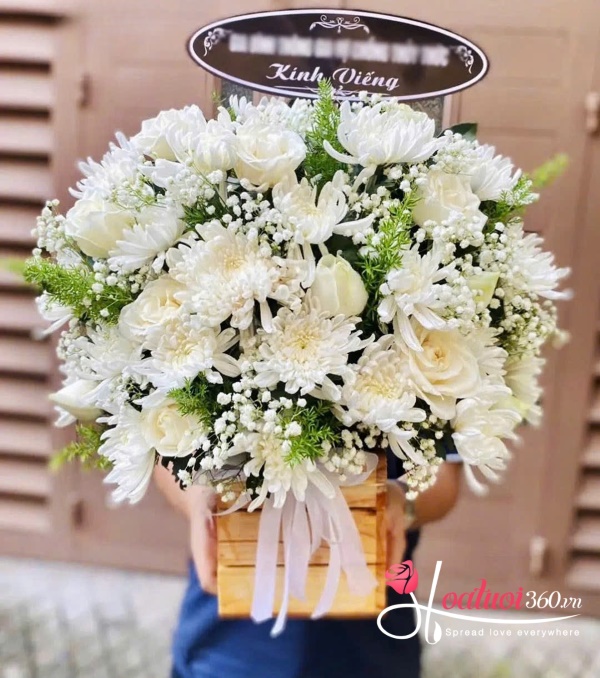 Hộp hoa viếng đám tang - Mãi trong tim