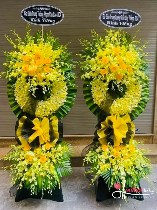 Combo 2 kệ hoa chia buồn - Sẻ chia nỗi nhớ