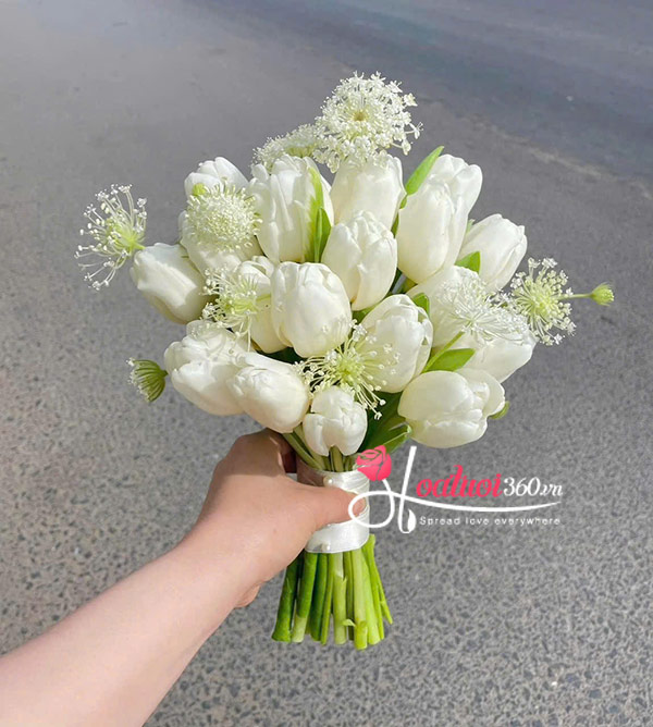 Bó hoa cưới Tulip - Trọn đời trọn kiếp