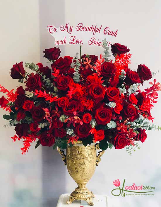 Bình hoa composite cao cấp hiện đại - Diễm lệ