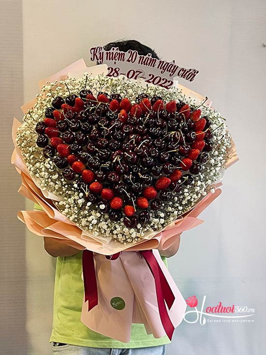 Bó hoa trái cây - Tình đôi ta