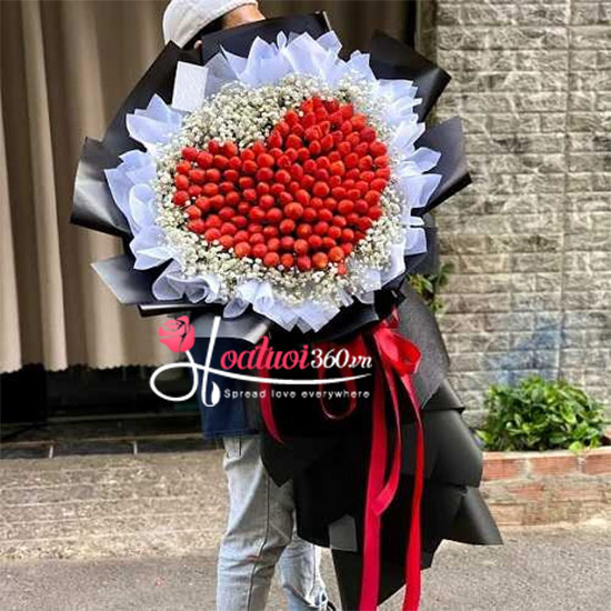 Bó hoa trái cây - Mùa yêu ngọt ngào