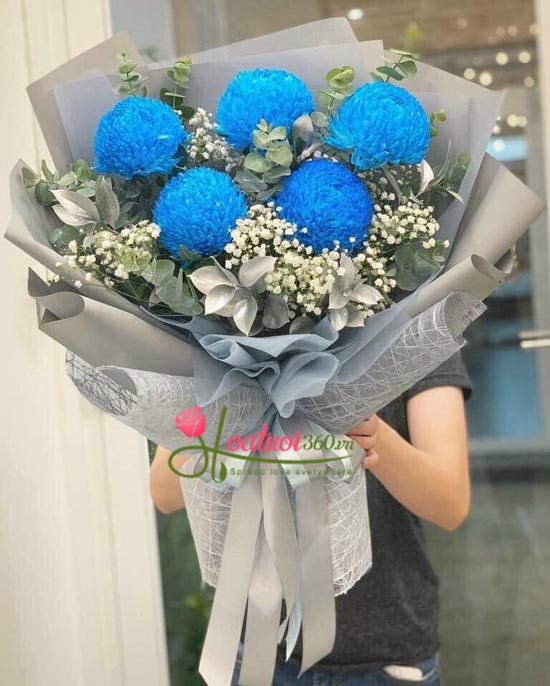 Bó hoa cúc mẫu đơn - Điều kỳ diệu Bó hoa cúc mẫu đơn - Điều kỳ diệu