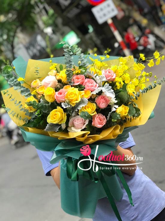 Bó hoa hồng - Biết ơn Bó hoa hồng - Biết ơn