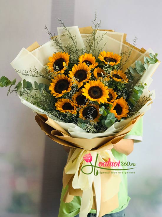 Bó hoa hướng dương - Đồng hành Bó hoa hướng dương - Đồng hành