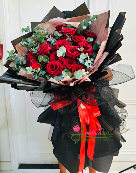 Bó hoa hồng Ecuador - Yêu là đây tại Hoa tươi 360
