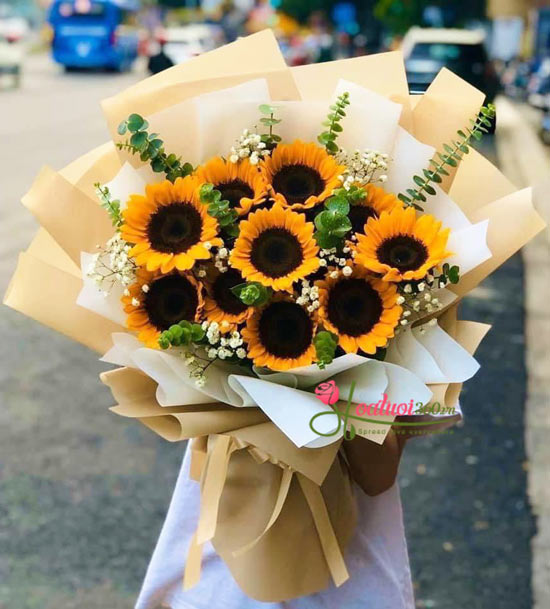 Bó hoa hướng dương - Your's style Bó hoa hướng dương - Your's style