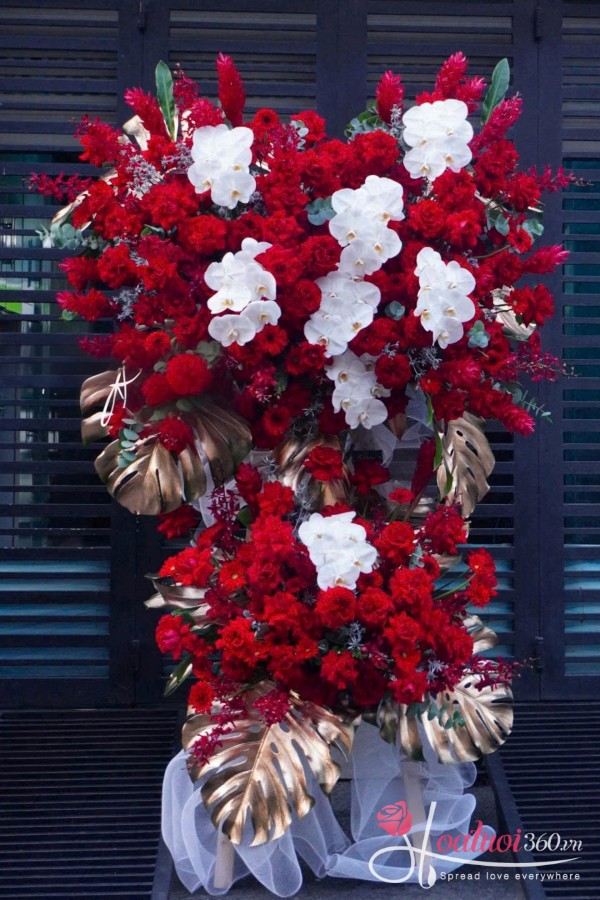 Kệ hoa khai trương - Thịnh vượng dẫn lối