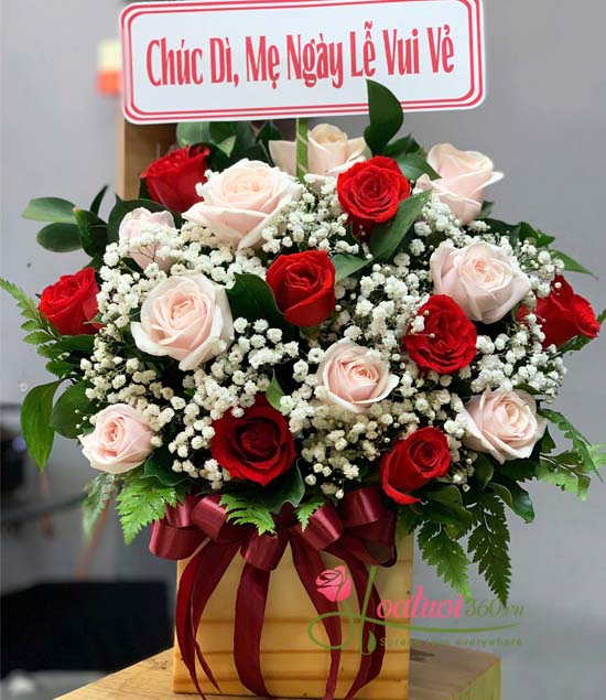 Hoa 20-11- Hộp hoa xinh