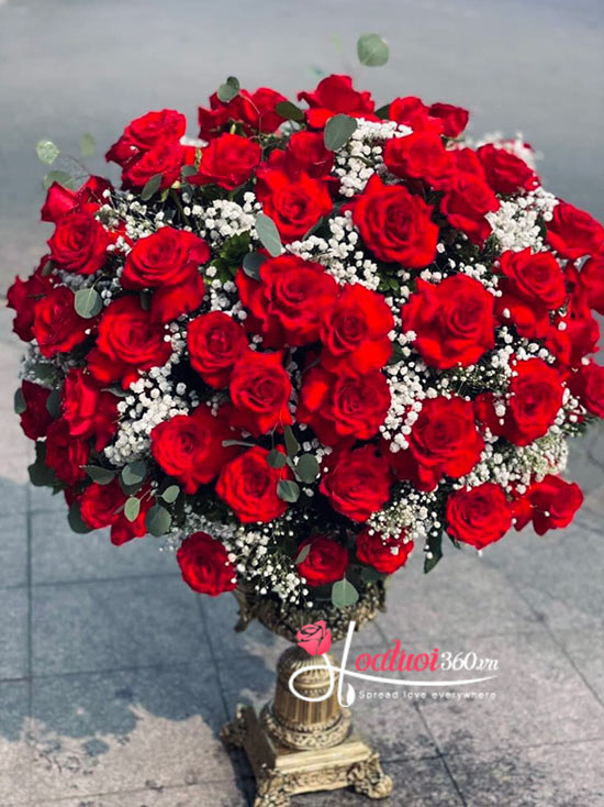 Bình hoa chúc mừng - Đam mê cháy bỏng