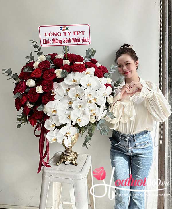 Bình hoa chúc mừng - Huy hoàng rực rỡ